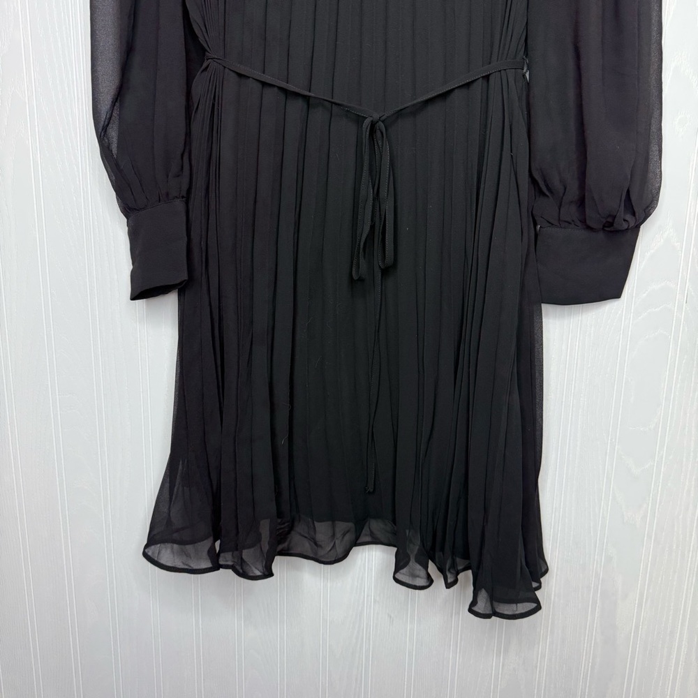 Torrid Mini chiffon pleated black dress size 1X - Picture 5 of 11